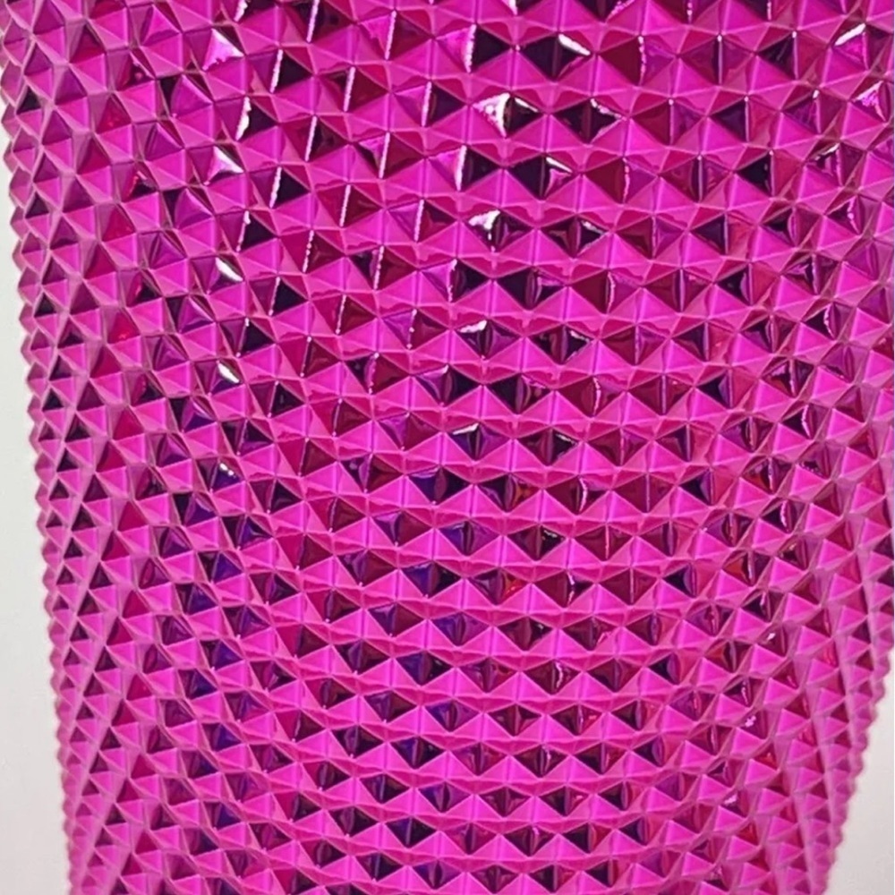 NWT STARBUCKS 2022 Sangria Bling Plastic Cold Cup SET 24oz & 16oz Limited Edit. - Picture 12 of 12